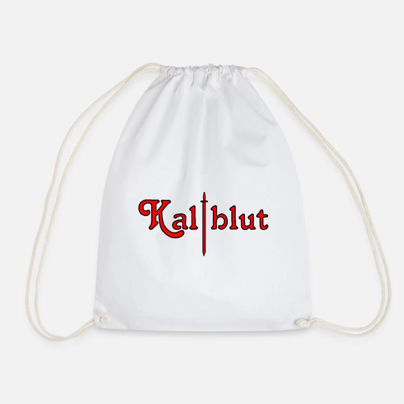 Kaltblut Schwert - Turnbeutel - Weiß