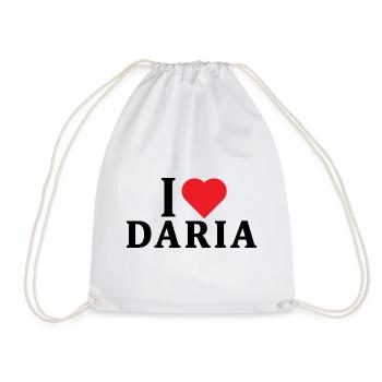 T-shirt J’adore Daria t-shirt idée cadeau - Sac de sport léger - blanc - Devant