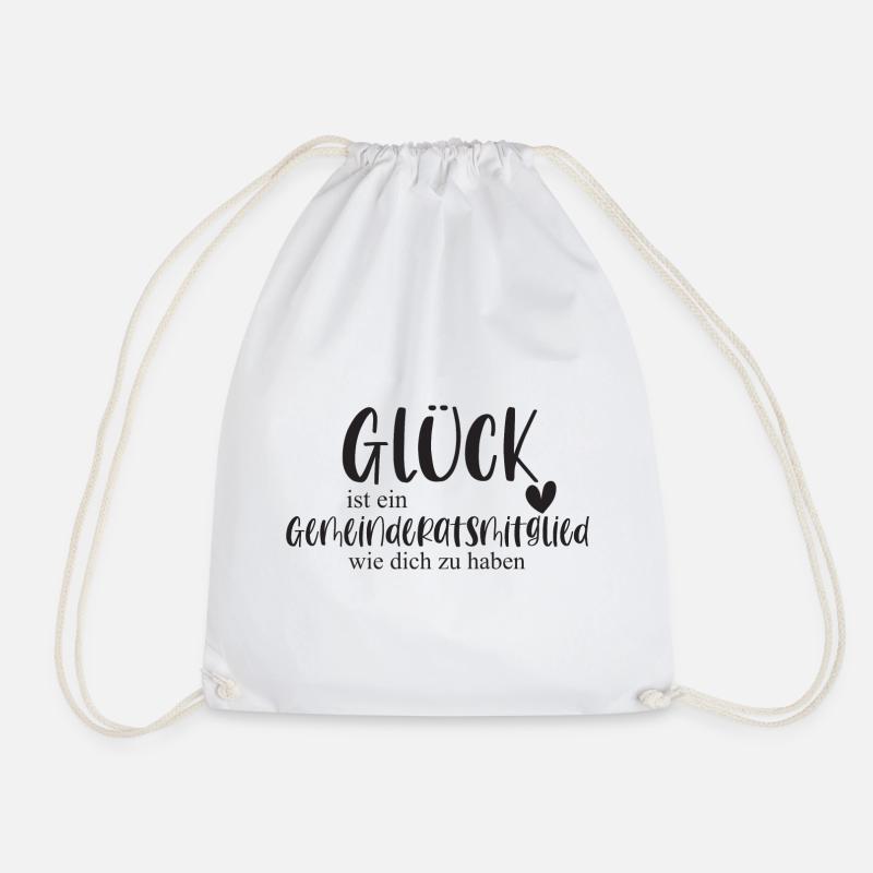 Gemeinderatsmitglied Ehrenamt Gemeinde Geschenk - Turnbeutel - Weiß