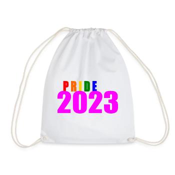 Pride 2023 - Turnbeutel - Weiß - Vorne