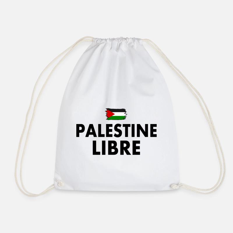 palestine libre - Turnbeutel - Weiß