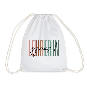 Lehrerin Gymnasium Gymnasiallehrerin Geschenk - Turnbeutel - Weiß - Vorne