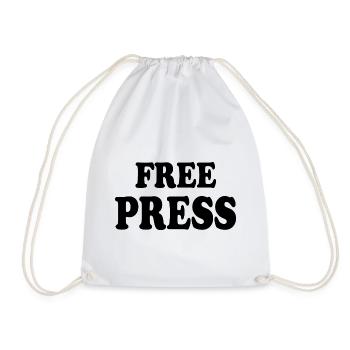 Free press - Sac de sport léger - blanc - Devant