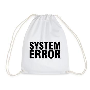 System failure - Drawstring Bag - white - Front