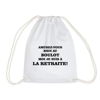 La retraite  - Sac de sport léger - blanc - Devant