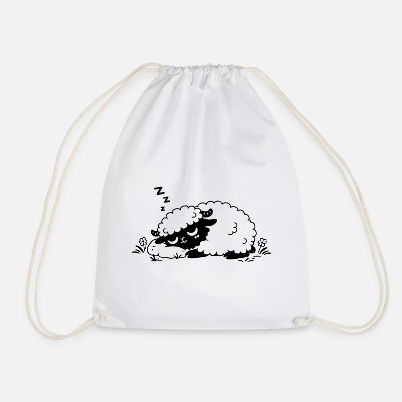 Dodo Sheep - Drawstring Bag - white