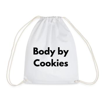Body by cookies - Sac de sport léger - blanc - Devant