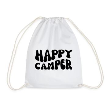 Campeur heureux - Sac de sport léger - blanc - Devant