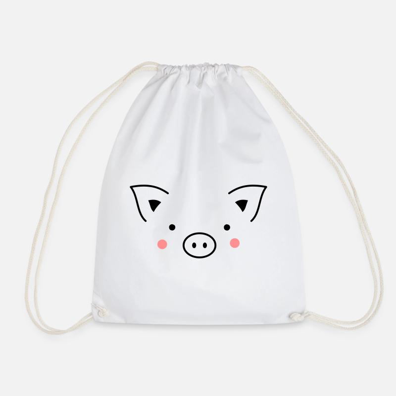Cochon - Sac de sport léger - blanc