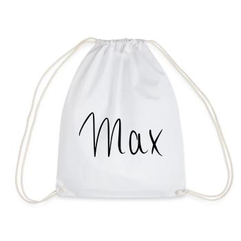 Max - Drawstring Bag - white - Front