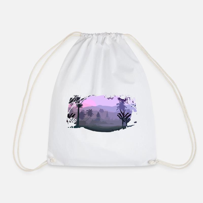 Paysage - Sac de sport léger - blanc