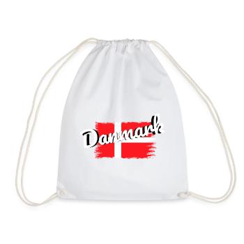 Dänemark Fernweh Danmark - Turnbeutel - Weiß - Vorne