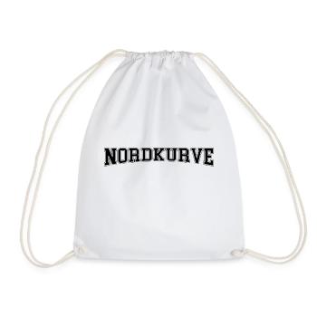NORDKURVE - FUSSBALLFAN - STADION - FUSSBALLSPIEL - Turnbeutel - Weiß - Vorne