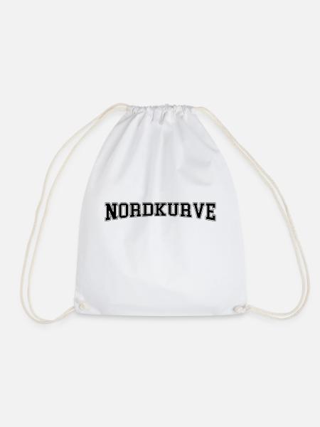NORDKURVE - FUSSBALLFAN - STADION - FUSSBALLSPIEL - Turnbeutel - Weiß