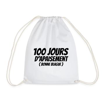 politique, homme politique, Macron - Sac de sport léger - blanc - Devant