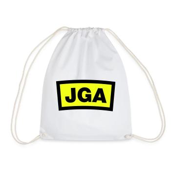 Bachelor Party - Emblem - Drawstring Bag - white - Front