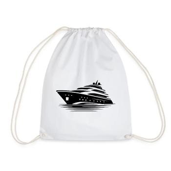 Luxe sur les vagues Croisière Rêves Vacances - Sac de sport léger - blanc - Devant