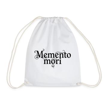 Memento Mori - Philosophie de la sagesse stoïcienne - Sac de sport léger - blanc - Devant