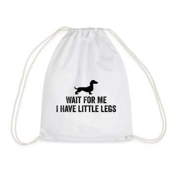 Bester Dackel Mama Papa Hundebesitzer Geschenk - Turnbeutel - Weiß - Vorne