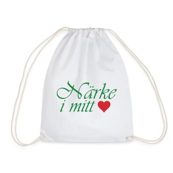 Närke in my heart - Drawstring Bag - white - Front