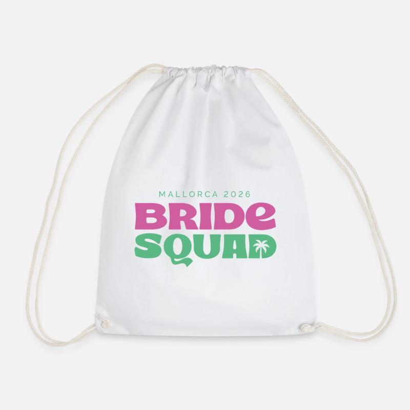 MALLORCA BRIDE SQUAD 2026 - Turnbeutel - Weiß