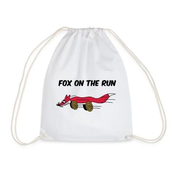 fox on the run - Turnbeutel - Weiß - Vorne