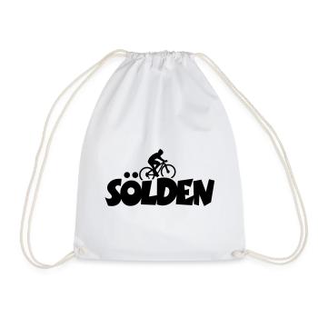 Sölden Biker - Drawstring Bag - white - Front