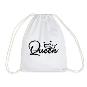 Queen (Partnermotiv) - Turnbeutel - Weiß - Vorne