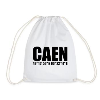 Coordonnées de Caen - Sac de sport léger - blanc - Devant