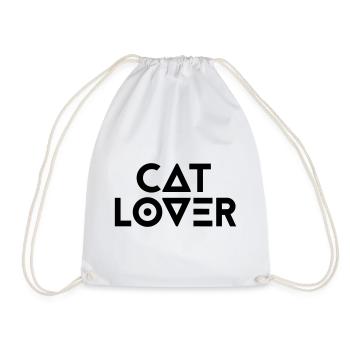 CATLOVER - Drawstring Bag - white - Front