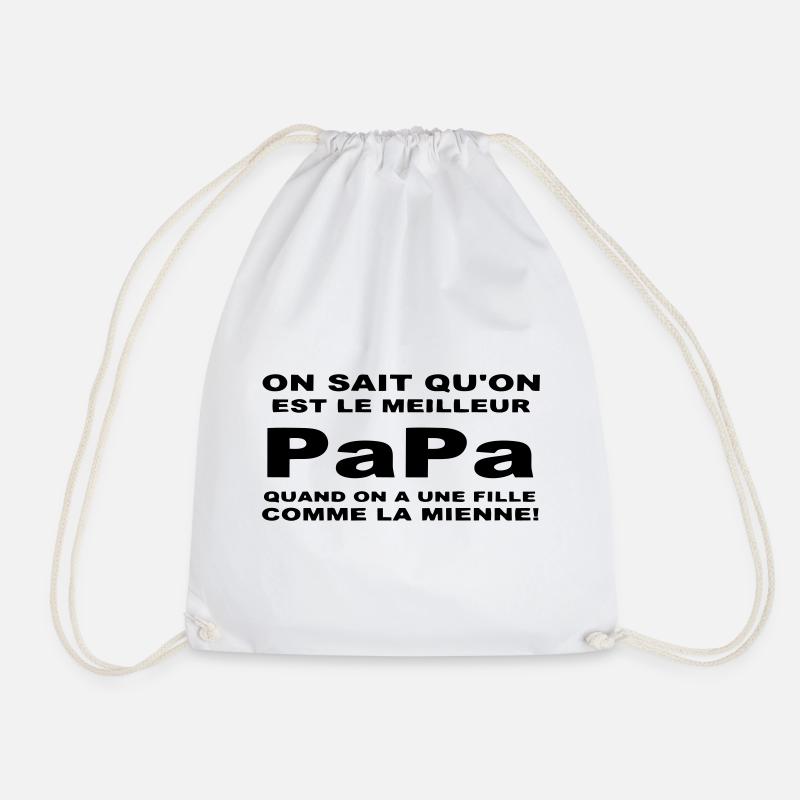 Meilleur papa - Sac de sport léger - blanc