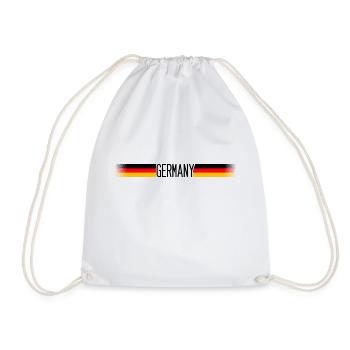 Drapeau de l'Allemagne / Bannière 007 - Sac de sport léger - blanc - Devant