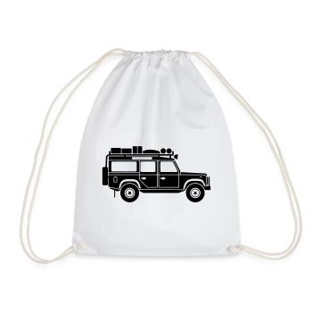 Defender D110 Expedition - Turnbeutel - Weiß - Vorne