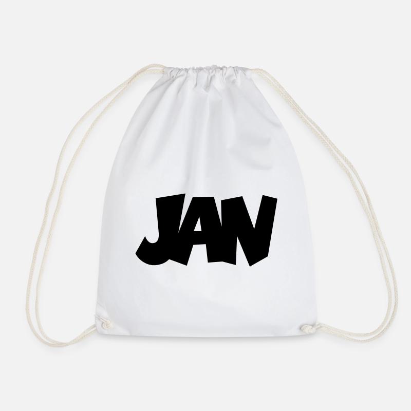 Jan - Drawstring Bag - white