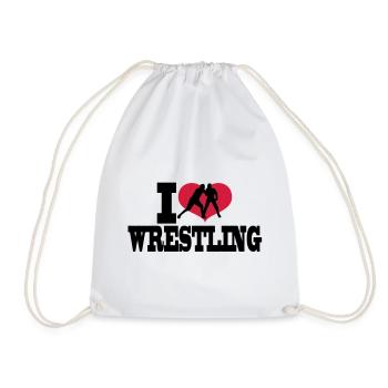 wrestling sports - Sac de sport léger - blanc - Devant