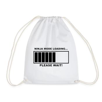 Ninja mode is loading, please be patient.b. # - Drawstring Bag - white - Front