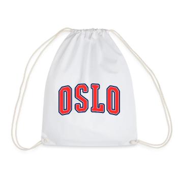 Oslo - Drawstring Bag - white - Front