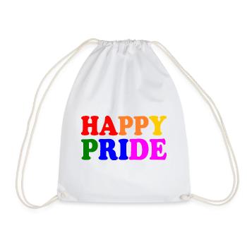Happy pride - Sac de sport léger - blanc - Devant