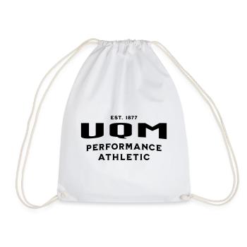 UQM Athletic-Performance Sportswear - Sac de sport léger - blanc - Devant