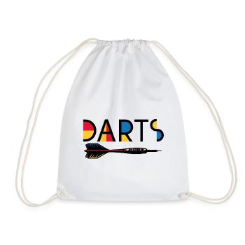 Fléchettes, fléchettes - Sac de sport léger - blanc - Devant