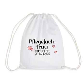 Bachelor's Degree in Nursing - Degree in Nursing - Drawstring Bag - white - Front