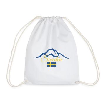 Suède Montagnes Suède - Sac de sport léger - blanc - Devant