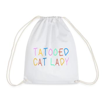 La Chatte Tatouée - Sac de sport léger - blanc - Devant