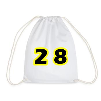 28 Symbole numérique - Sac de sport léger - blanc - Devant