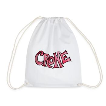 Crone Red Grotesque Text - Turnbeutel - Weiß - Vorne