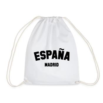 MADRID Spain Espana Spain - Drawstring Bag - white - Front