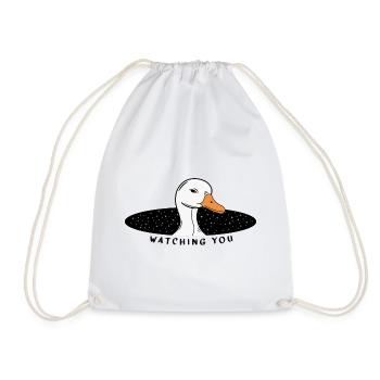 Star Duck vous regarde - Sac de sport léger - blanc - Devant