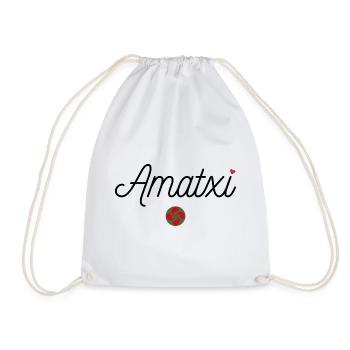 Amatxi et Lauburu. Mamie en Basque - Sac de sport léger - blanc - Devant