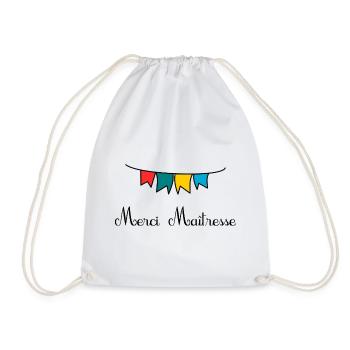 MERCI. MAÎTRESSE. MAÎTRE. MERCI MAÎTRESSE - Sac de sport léger - blanc - Devant