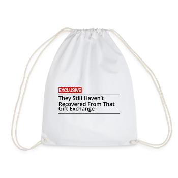 Drame d’échange de cadeaux - Sac de sport léger - blanc - Devant